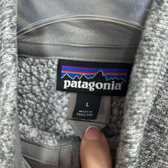 Patagonia Women’s Gray Better Sweater 1/4 zip jacket size large. - Picture 6 of 9